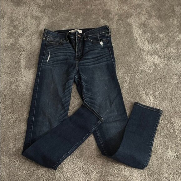 Abercrombie & Fitch Dark Blue Skinny Jeans - Picture 1 of 8